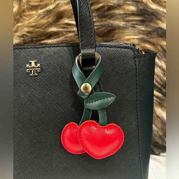 Accessories Premium Vegan Leather Cherry Bag Charm Poshmark